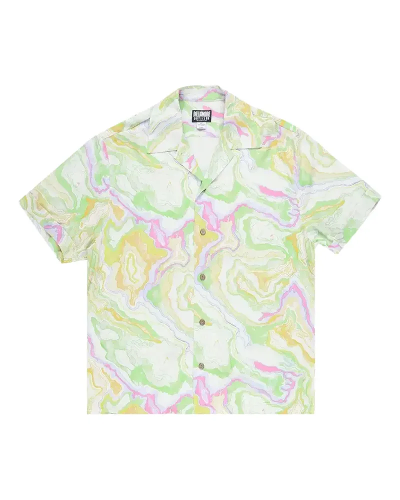 Billionaire Boys Club Hemd mit abstraktem Muster - Grün Grün