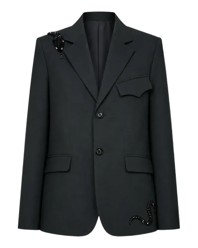 Zadig & Voltaire Vanille crystal-embellished single-breasted blazer - Schwarz Schwarz