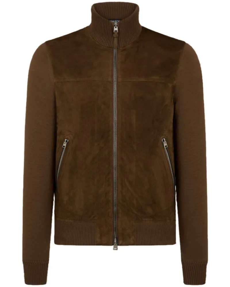 Tom Ford Jacke aus Wildleder - Braun Braun
