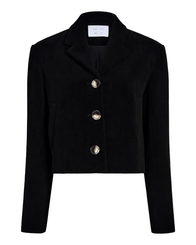 Proenza Schouler Nima corduroy jacket - Schwarz Schwarz