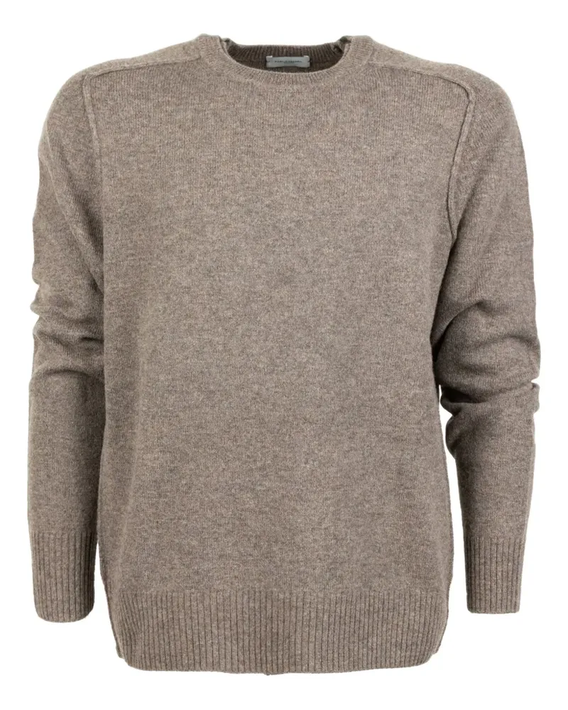 Paolo Pecora Milano Pullover mit Rundhalsausschnitt - Nude Nude