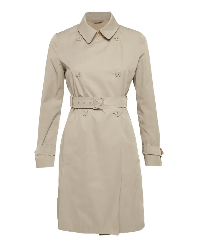 Max Mara belted double-breasted coat - Nude Nude