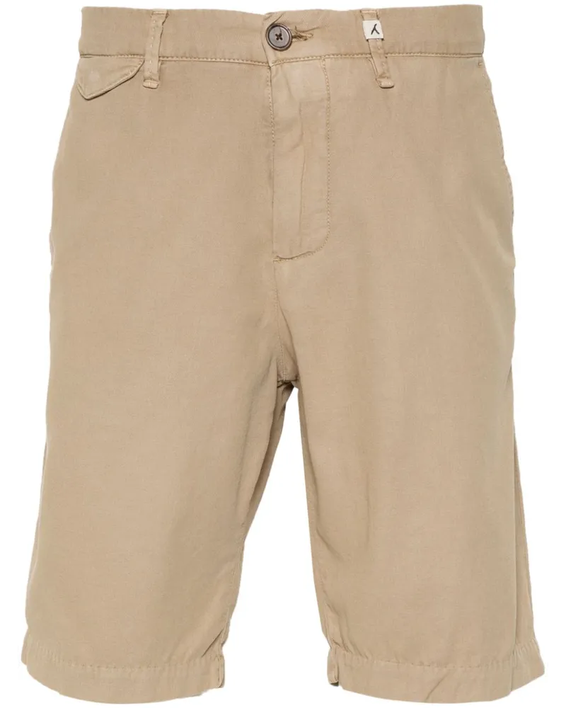 MYTHS Zeus Chino-Shorts aus Twill - Nude Nude