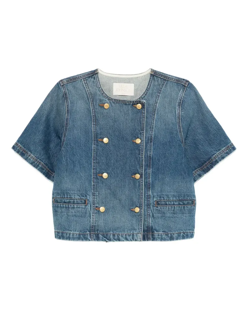 Ulla Johnson Doppelreihige Jacke - Blau Blau