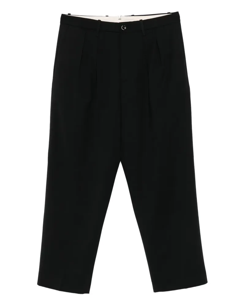 nine:inthe:morning Hose mit Faltentaschen - Schwarz Schwarz