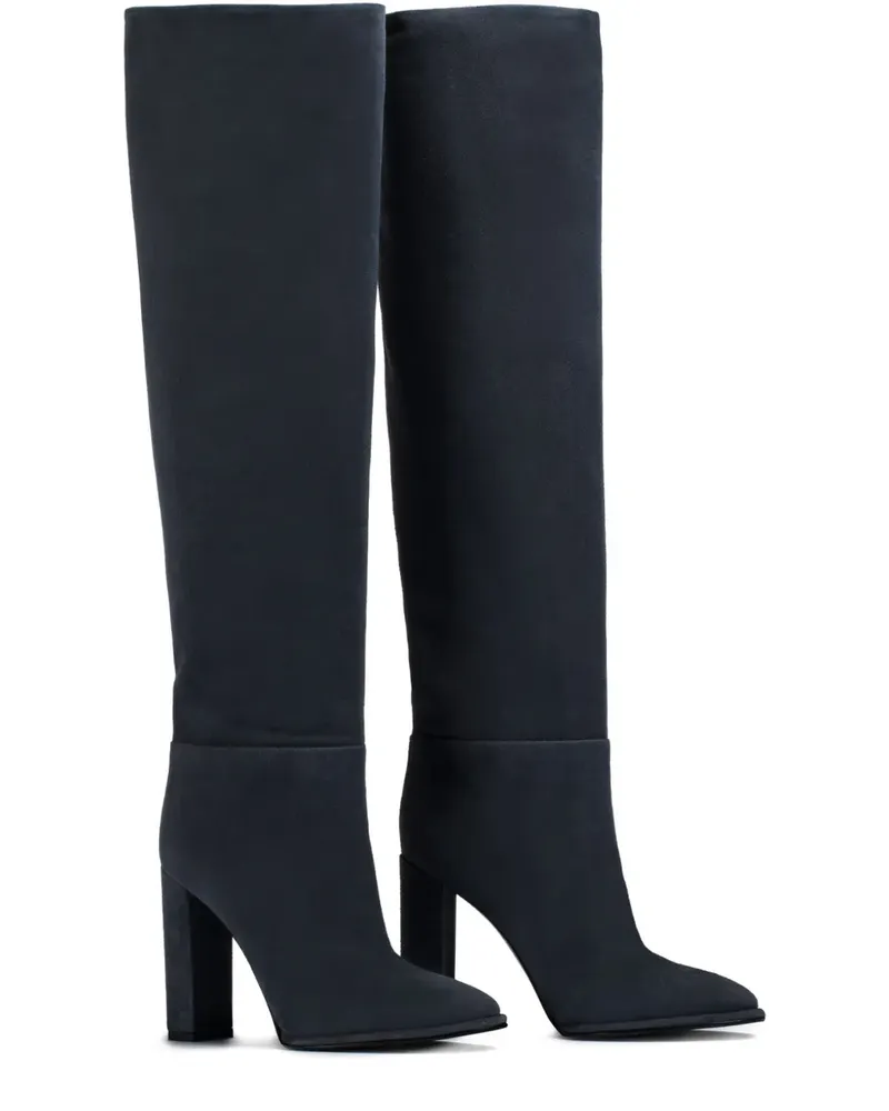 Le Silla Elsa Wildlederstiefel 110mm - Blau Blau