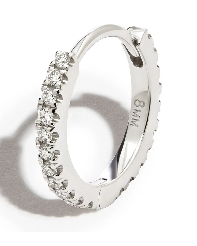 Maria Tash 18kt Weißgoldohrring mit Diamanten Gold