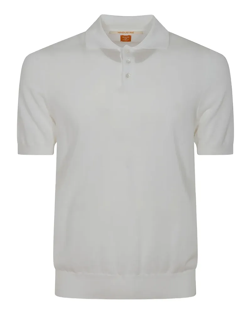Alpha Industries Kurzärmeliges Poloshirt - Weiß Weiß