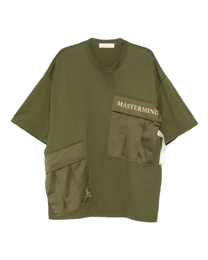 Mastermind World T-Shirt mit Logo-Stickerei - Grün Grün