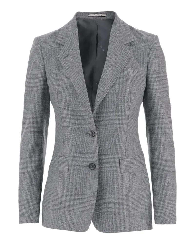 Tagliatore Parigi checked blazer - Grau Grau