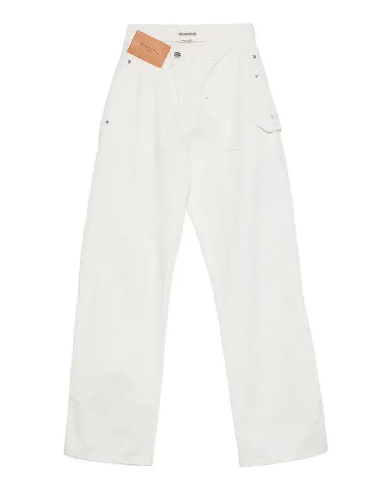 J.W.Anderson Jeans mit Taschen - Weiß Weiß