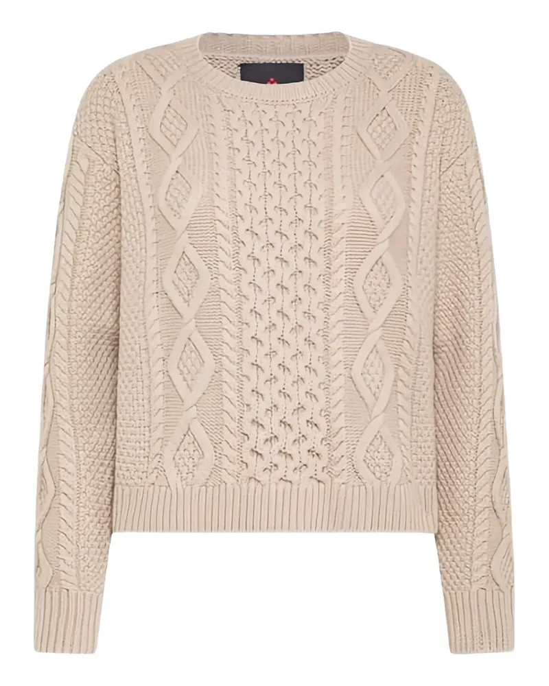 Peuterey Tracy Ws Pullover mit Zopfmuster - Nude Nude