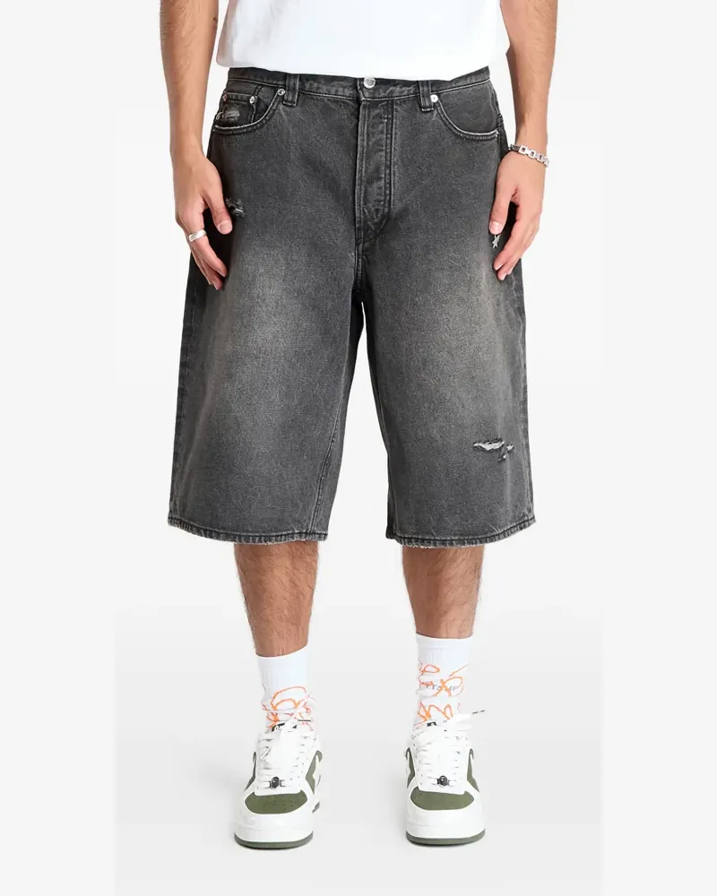 BAPE STA denim shorts - Schwarz Schwarz