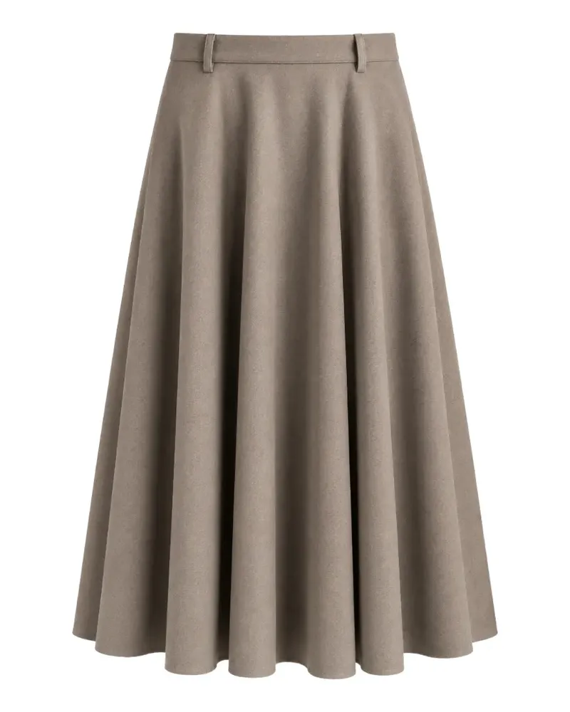 Max Mara A-line flared skirt - Nude Nude