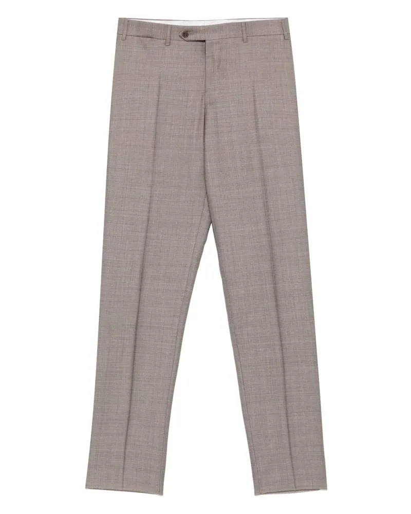 Canali Klassische Hose - Braun Braun