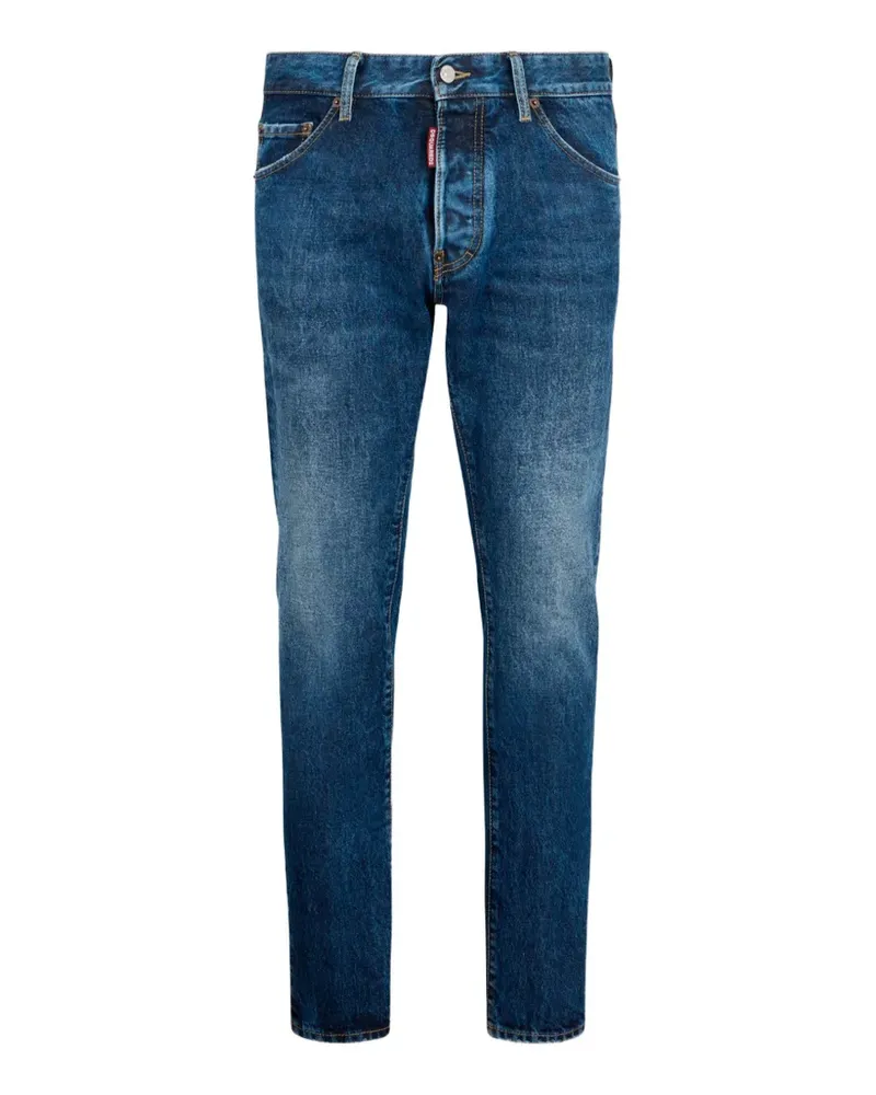 Dsquared2 Dark Highlight Teddy Jeans - Blau Blau