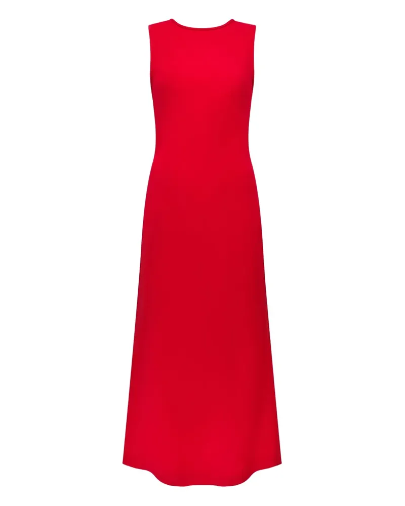 Another Tomorrow cowl-back midi dress - Rot Rot