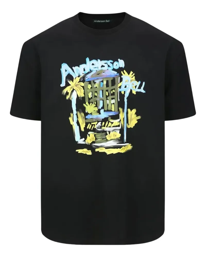 Andersson Bell Palm Tree T-shirt - Schwarz Schwarz
