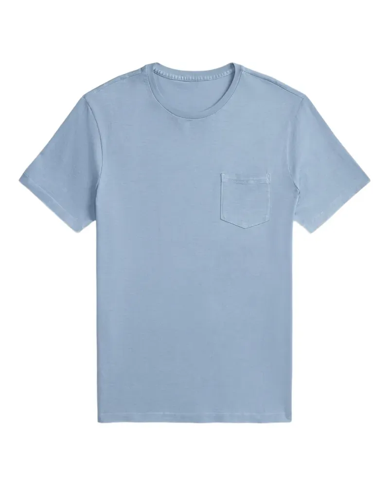 Ralph Lauren Stückgefärbtes Jersey-T-Shirt - Blau Blau