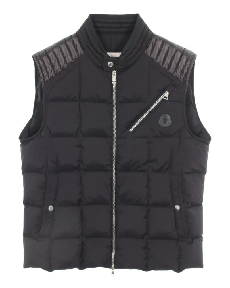 Moncler 2010s Holsteiner quilted vest - Schwarz Schwarz