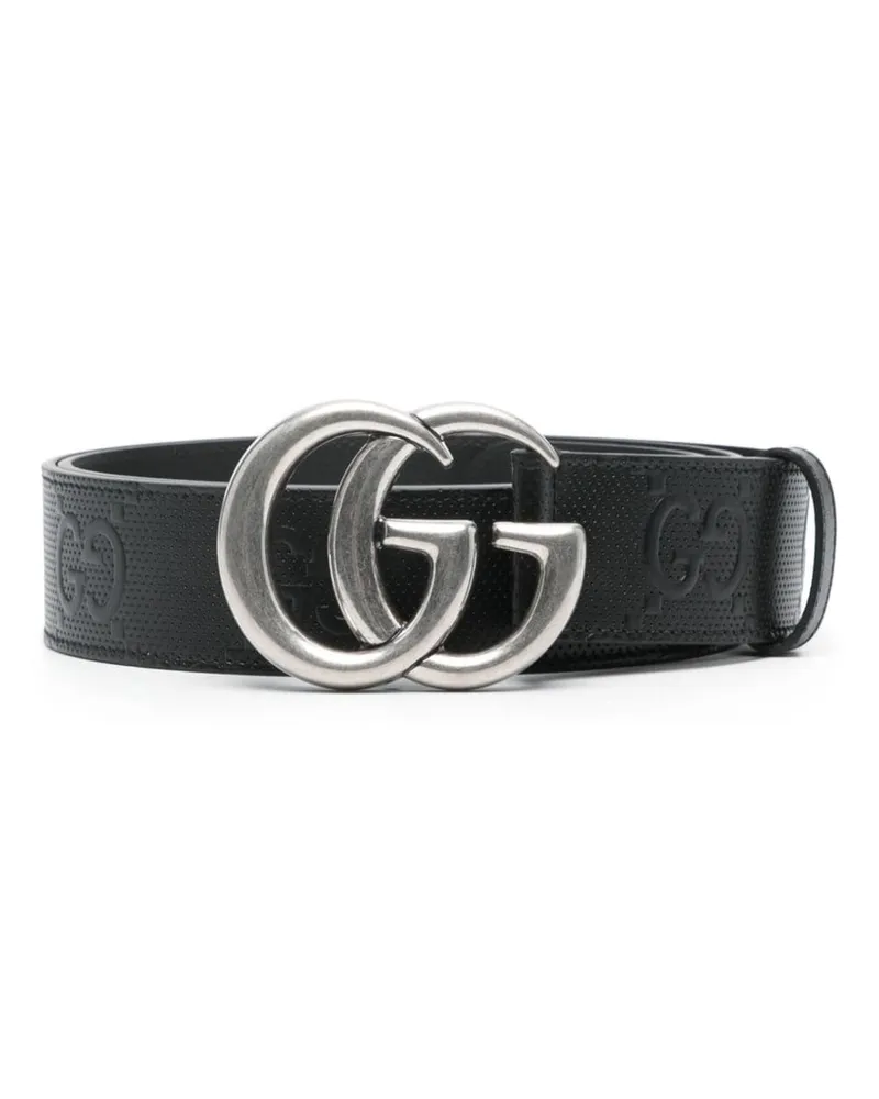 Gucci GG Marmont Gürtel - Schwarz Schwarz