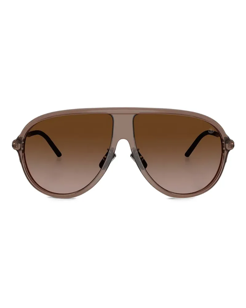 Moncler Glyde Pilotenbrille - Braun Braun