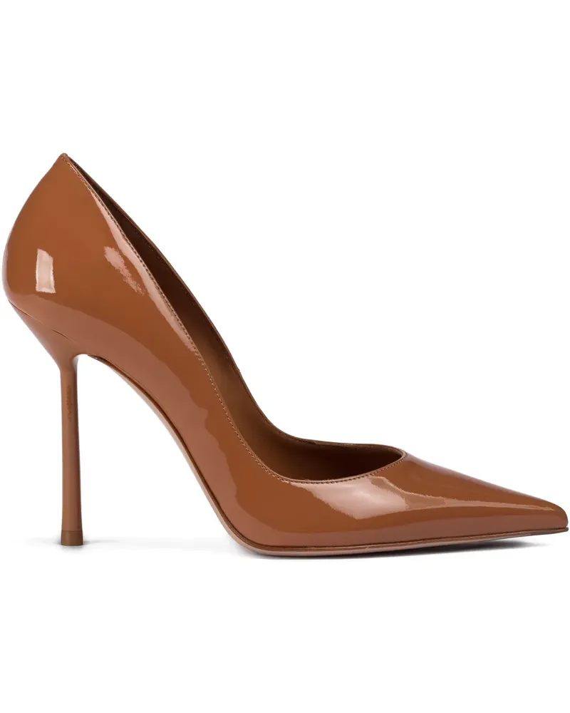 Le Silla Bella Lackpumps 100mm - Braun Braun