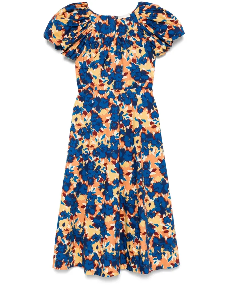 Ulla Johnson Imara Midikleid - Blau Blau