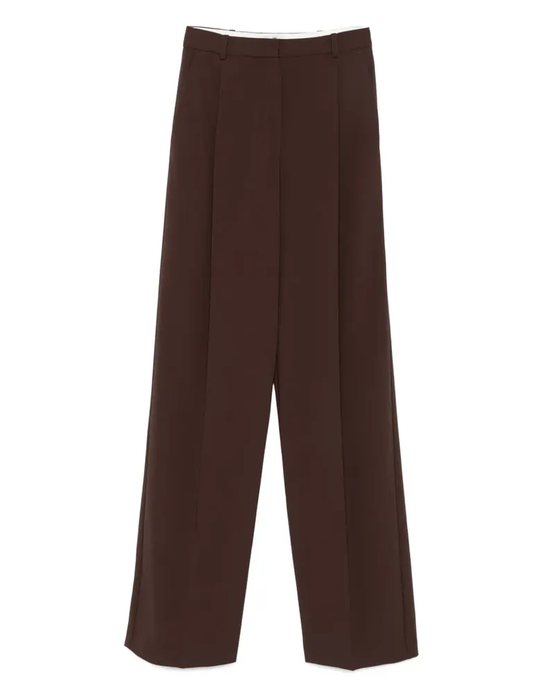 Elisabetta Franchi Plissierte Hose - Braun Braun