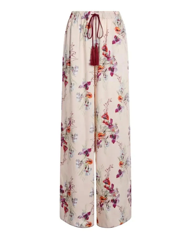 Cinq à Sept Iris Hose mit Blumenquasten - Nude Nude