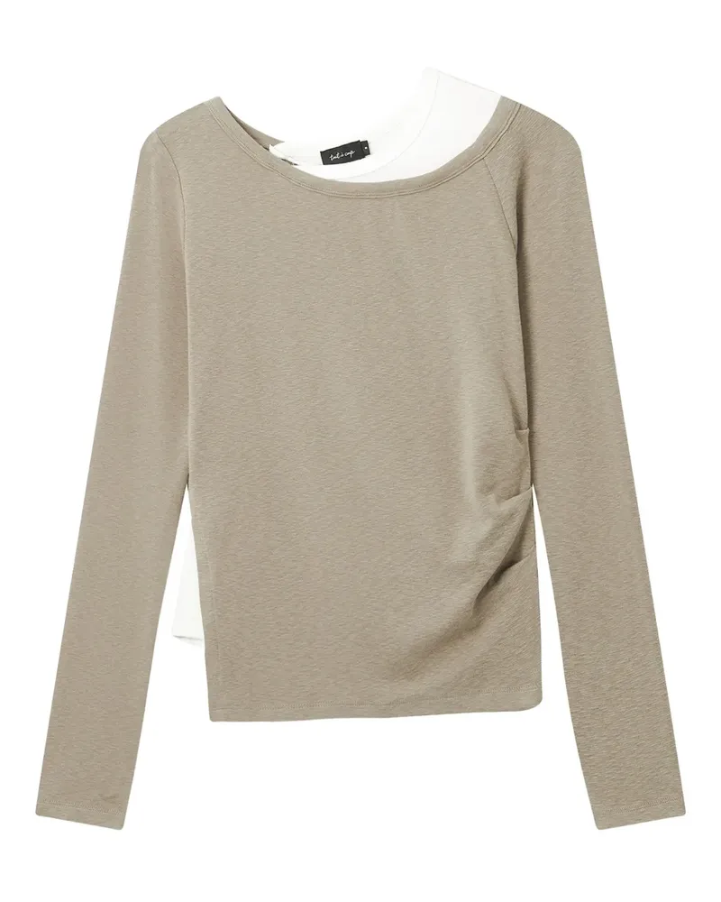 Tout a Coup Langarmshirt im Layering-Look - Nude Nude