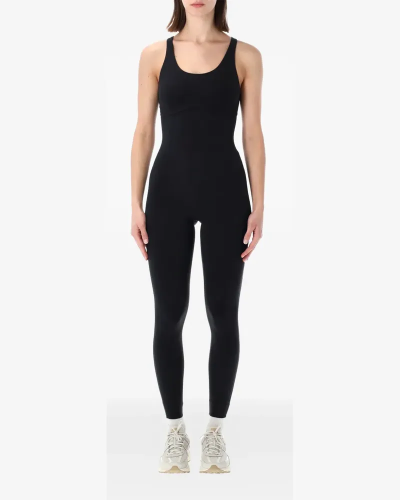 Nike Zenvy open-back jumpsuit - Schwarz Schwarz