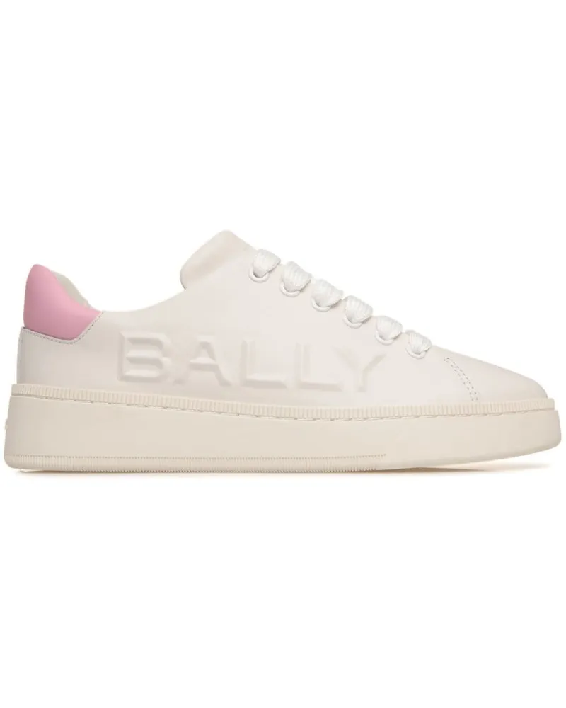 Bally Sneakers mit Logo-Prägung - Weiß Weiß
