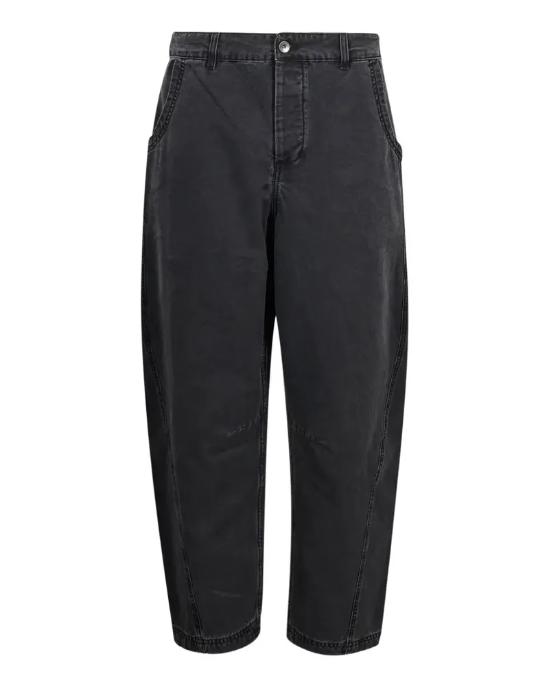 YMC Twisted Seam Hose mit Einsätzen - Grau Grau