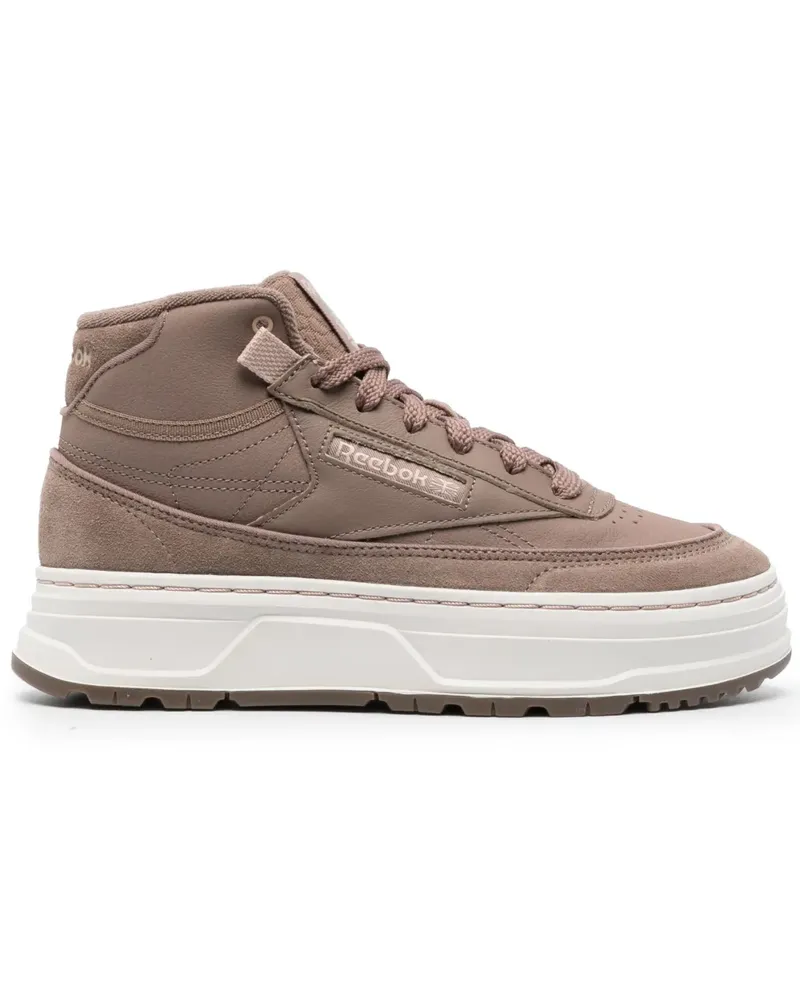 Reebok Club C Geo Plateau-Sneakers - Braun Braun