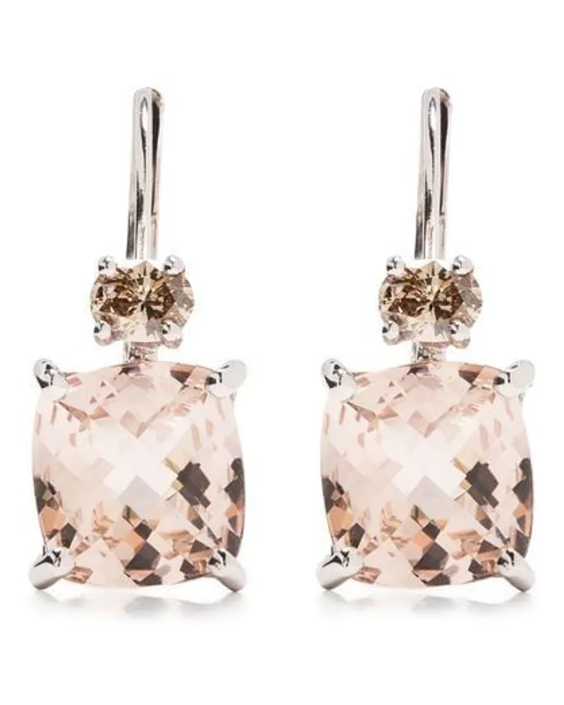 Wouters & Hendrix 18kt Rotgoldohrringe mit Diamanten - Silber Silber