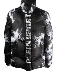 Philipp Plein Gefütterte Splash Extreme Jacke Schwarz