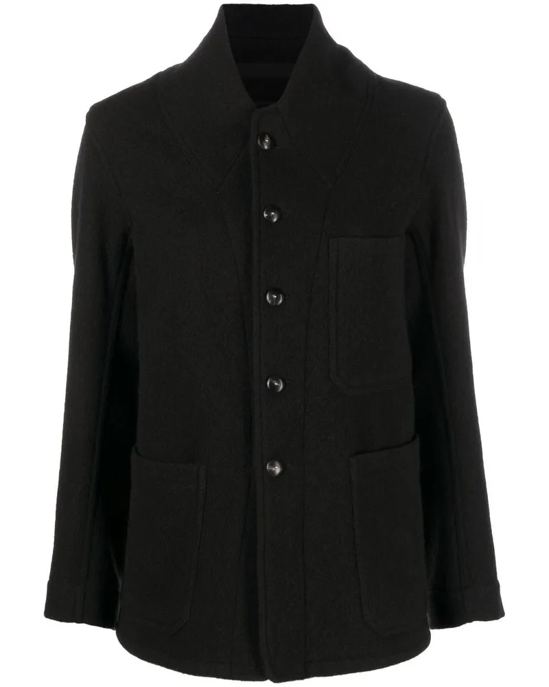 Maison Margiela Einreihiger Blazer - Schwarz Schwarz