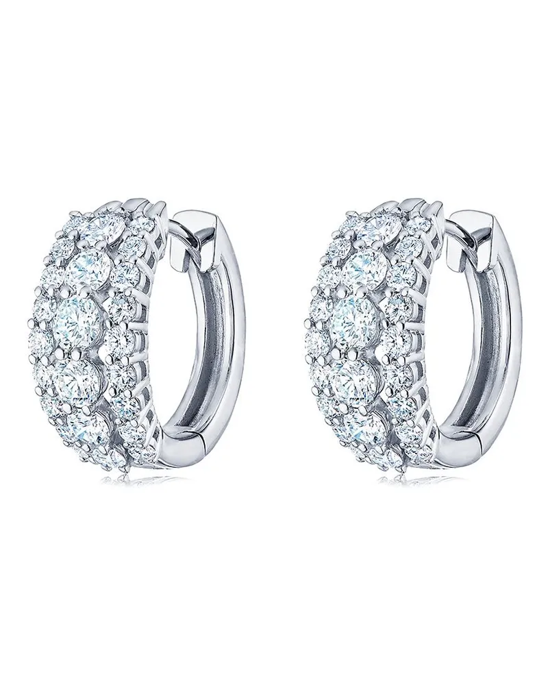 KWIAT 18kt Weißgoldohrringe mit Diamanten - Silber Silber