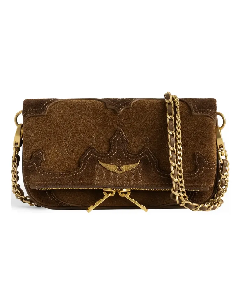 Zadig & Voltaire Rock Nano shoulder bag - Braun Braun