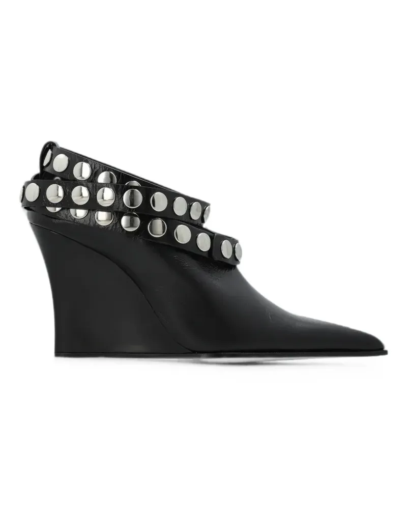 IRO Fauve Wedge-Pumps mit Nieten - Schwarz Schwarz