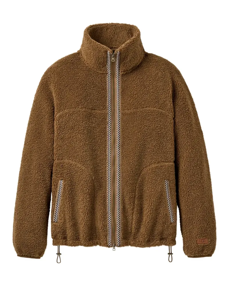 UGG braid Jacke mit Reißverschluss - Braun Braun