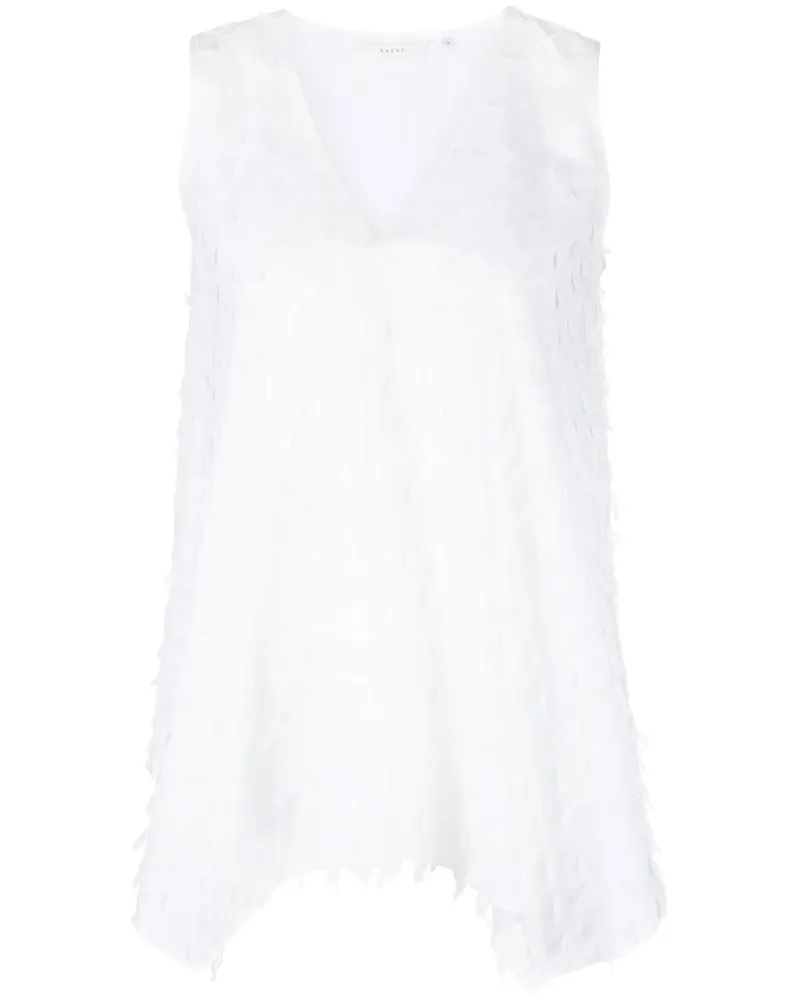 XACUS Asymmetrisches Top - Weiß Weiß