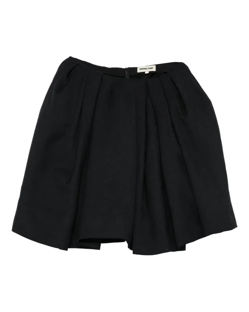 SHUSHU/TONG pleated pouf skirt - Schwarz Schwarz