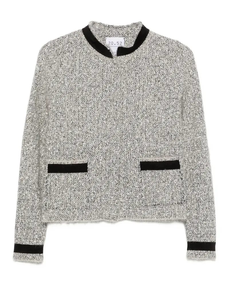 NEERA Jacke mit Kontrastdetails - Grau Grau