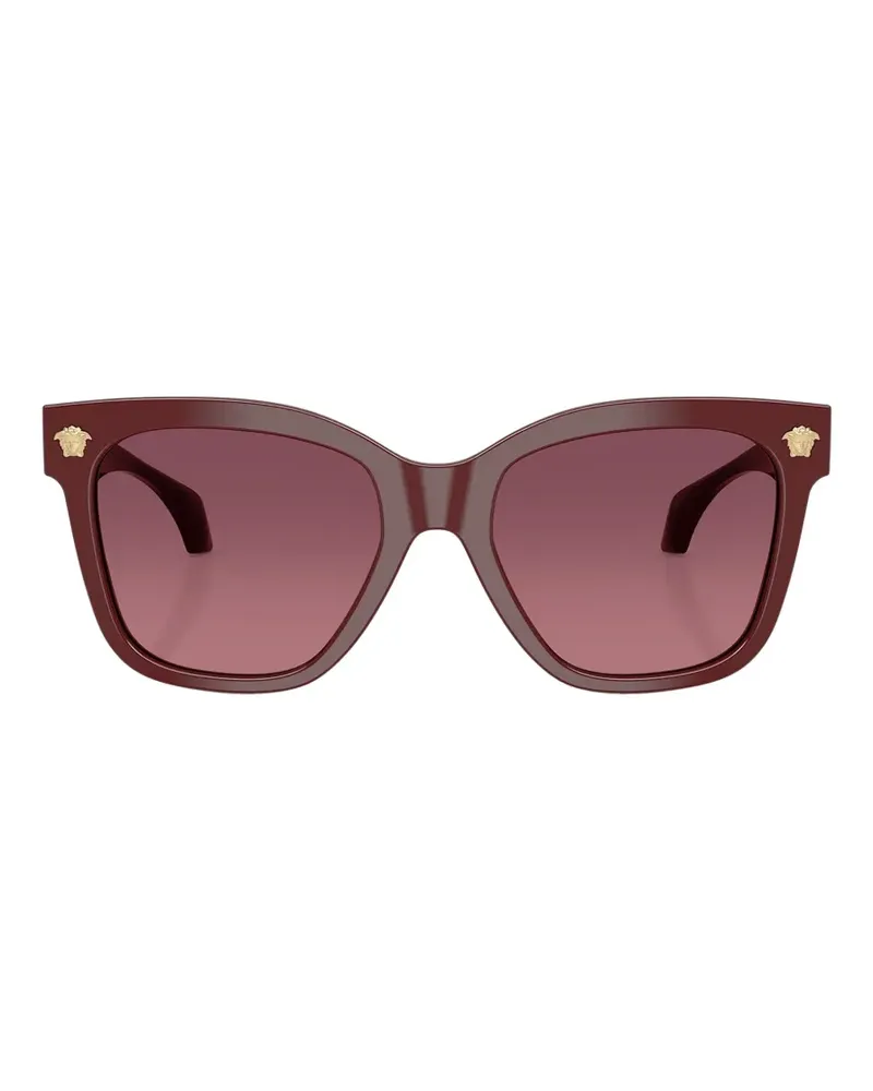 Versace geometric-frame sunglasses - Rot Rot