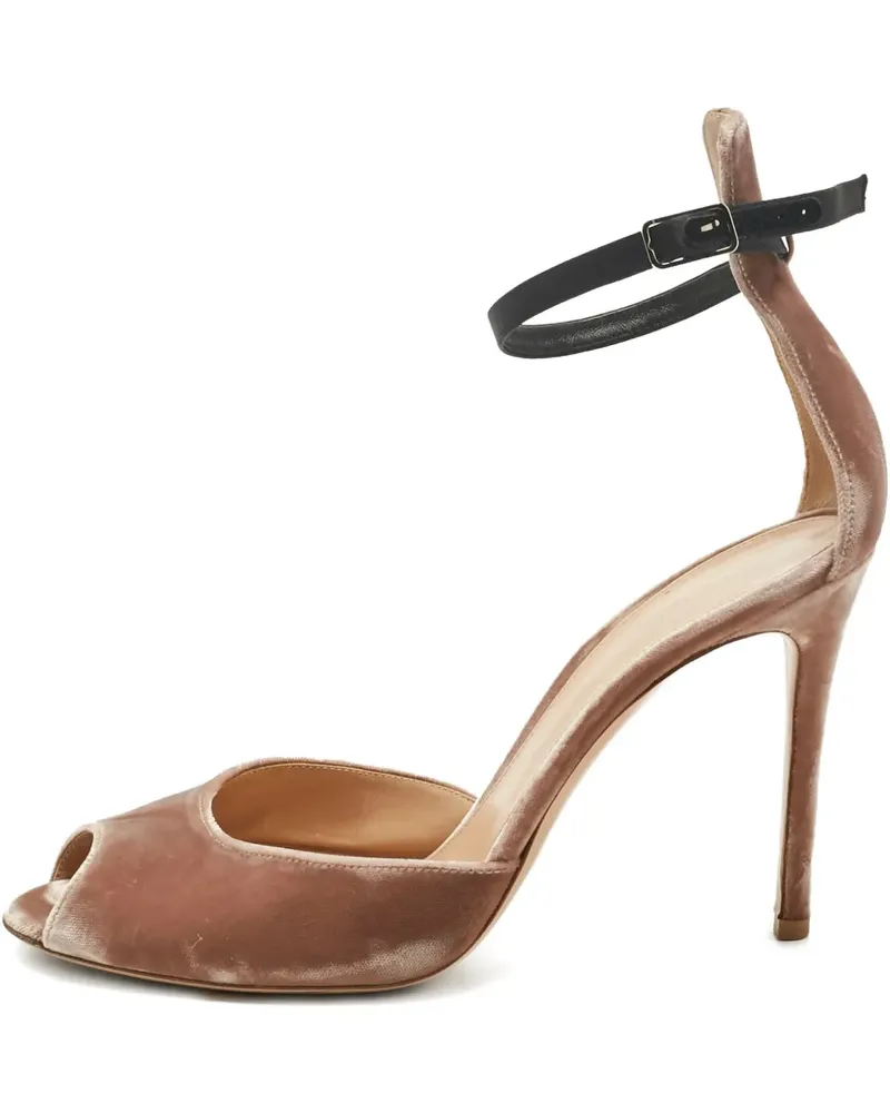 Gianvito Rossi peep-toe sandals - Nude Nude