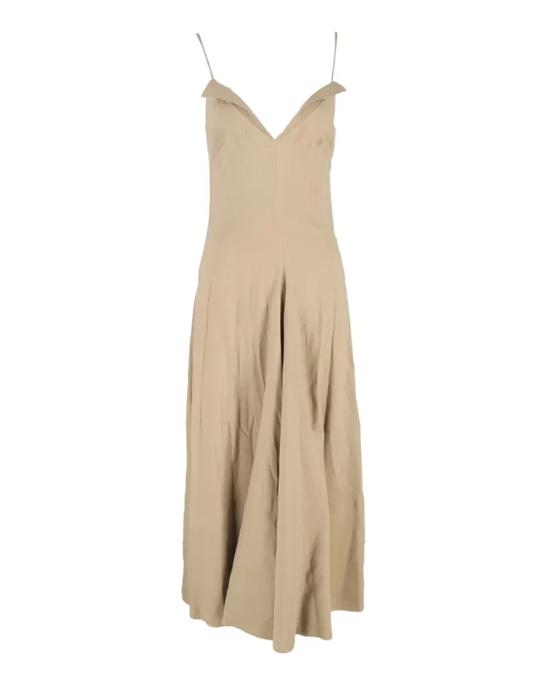 Proenza Schouler Ruby V-neck maxi dress - Nude Nude