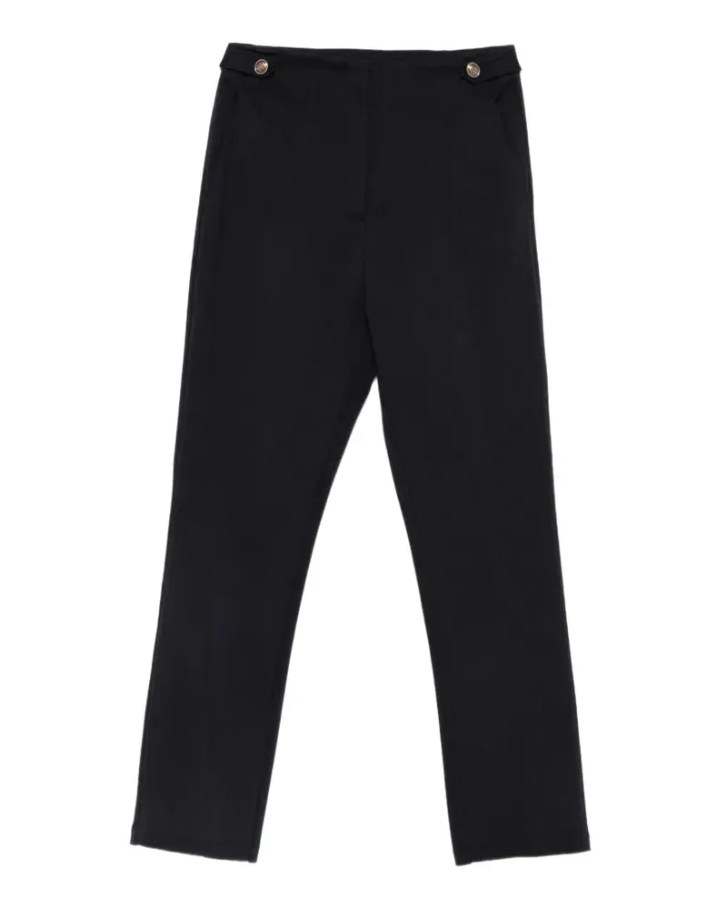 Liu Jo Hose mit Fischgrätenmuster - Blau Blau