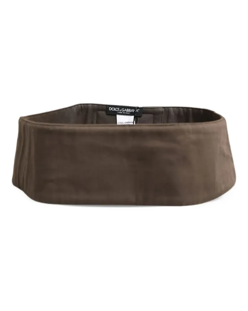 Dolce & Gabbana Gürtel mit weitem Bund - Braun Braun